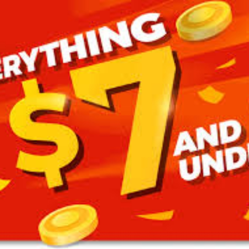 Everything $7 and under